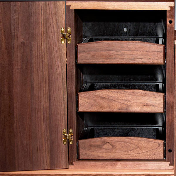 Terrae Galleries Display Cabinet with drawers displayed